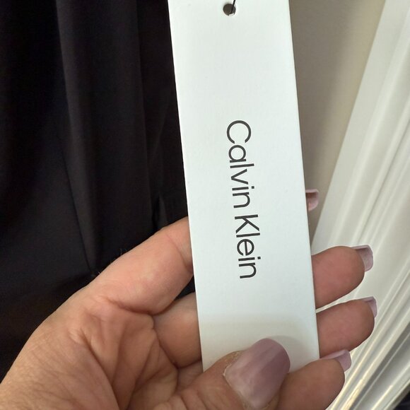 Calvin Klein Commuter V-Neck A-Line Dress - Picture 5 of 10